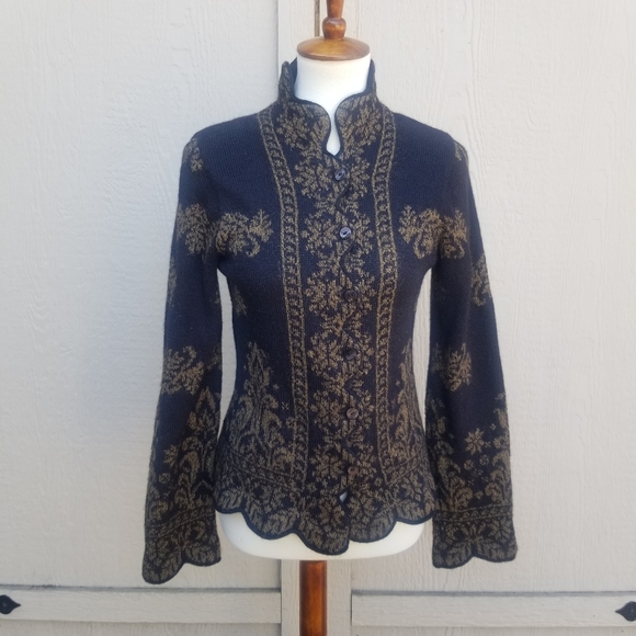 Invisible World By Millman 100% Alpaca Sweater XS - Picture 2 of 10